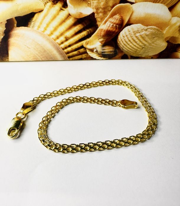 Złota bransoletka Bismark 14k