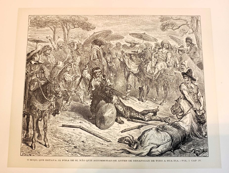 Gravuras Dom Quixote de la Mancha Gustave Doré H. PIsan 1866 2