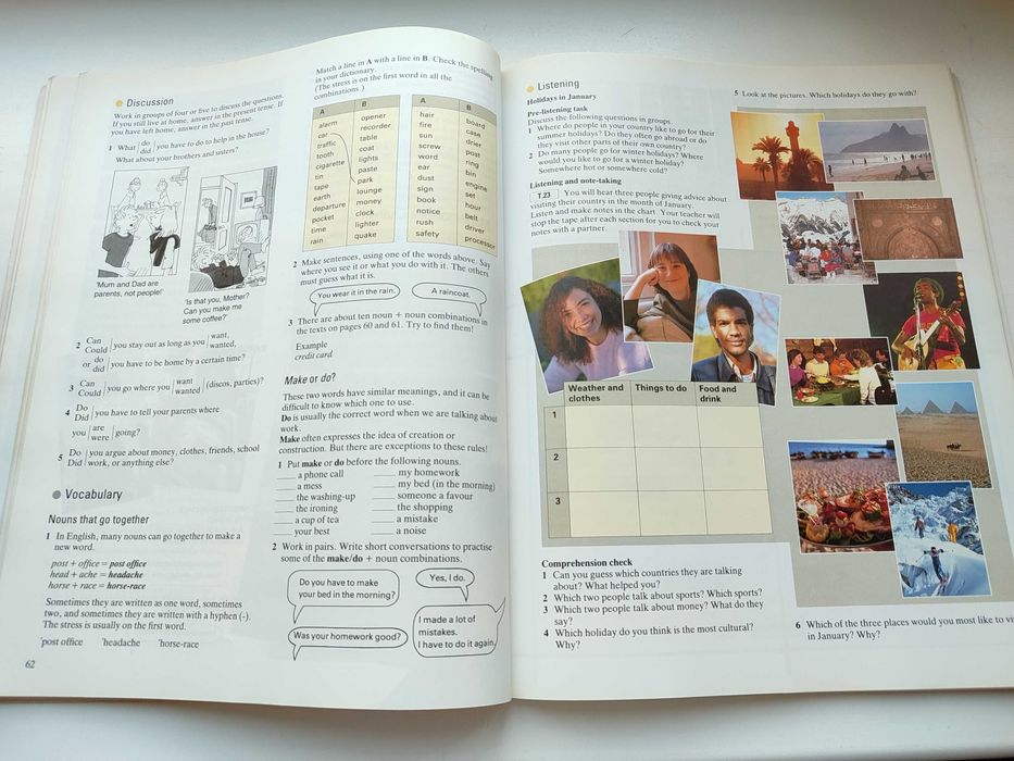 Книга. Headway englich course Hedway stodents book, часть 1 и часть 2.