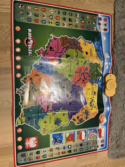 Mapa Polski Interaktywna z pytaniami i quizami