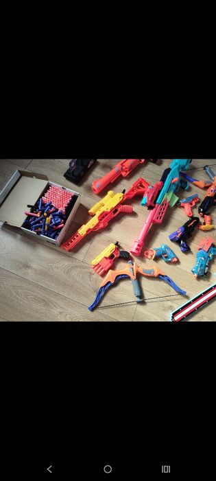 Pistolety NERF duzy zestaw