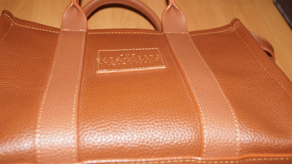 Skórzana shopperka The LEATHER MEDIUM TOTE MARC JACOBS nowa