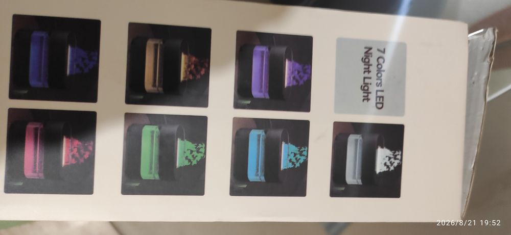 Зволожувач повітря - діфузер з ефектною LED-підсвіткою полум'я