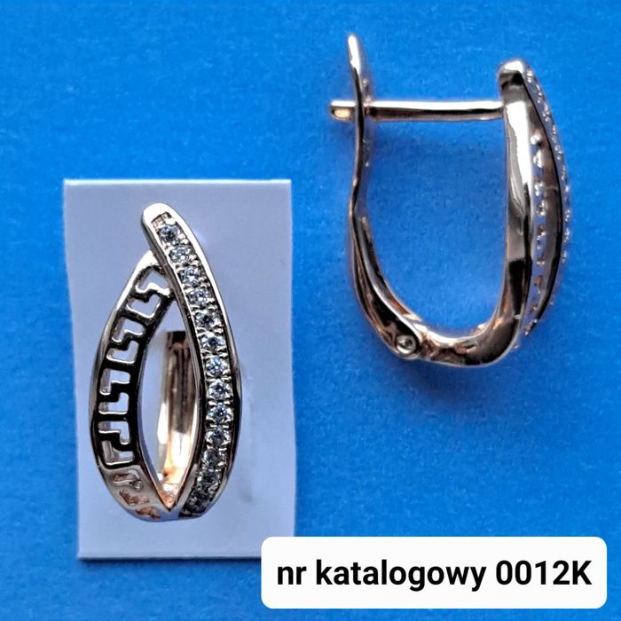 Kolczyki! Stal Chirurgiczna pokryta złotem 14 K!