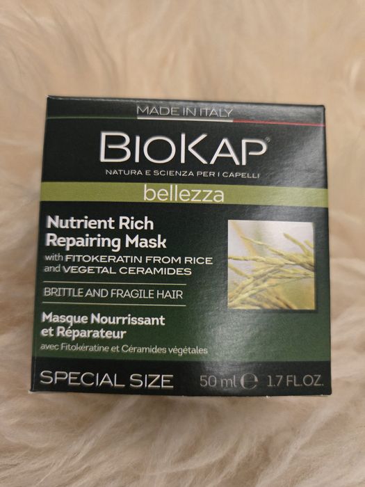 Biokap bellezza maska regeneracyjno naprawcza 50 ml travel size