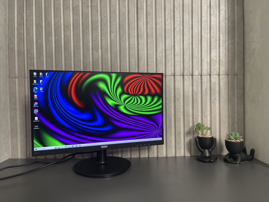 75 hz Безрамковий монітор Philips 22 дюйми 221V8/00 full hd