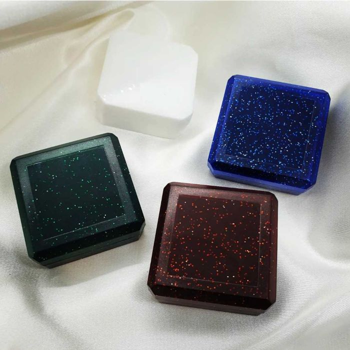 Srebrne kolczyki na sztyft retro czarny onyks