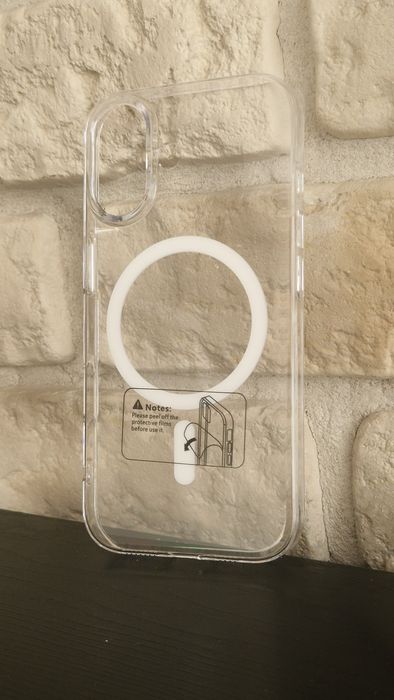 Transparent Slim Magsafe Case do Iphone 17 white