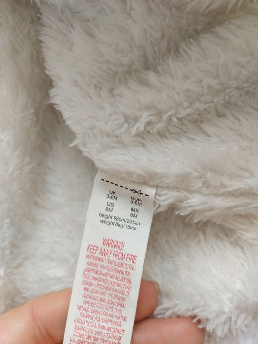 Słodki ciepły szlafrok