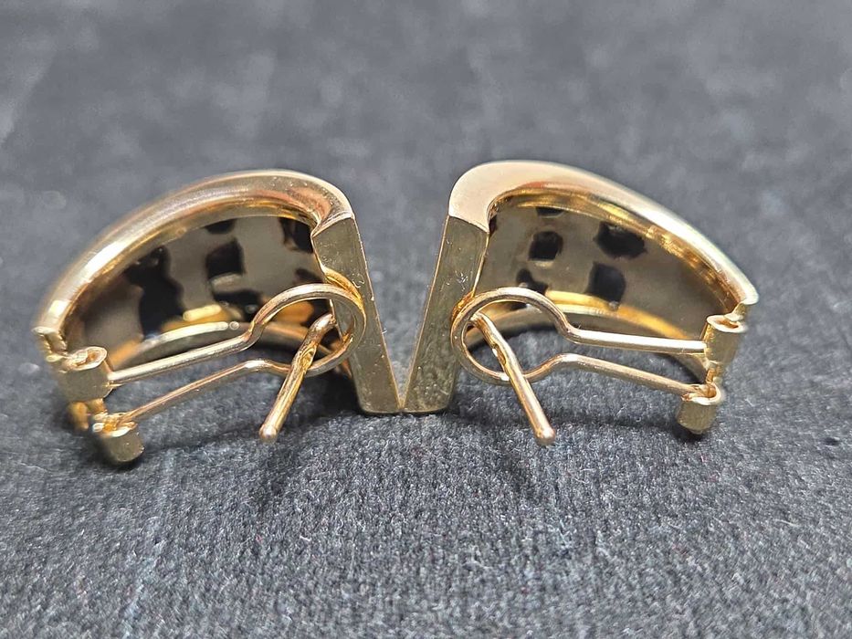 Złote kolczyki pr.585 14k waga 4,8g Kraków W