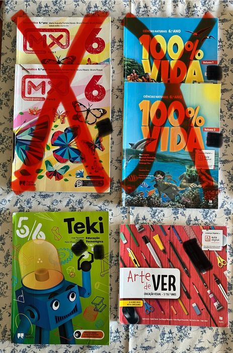 Manuais escolares 6 ano