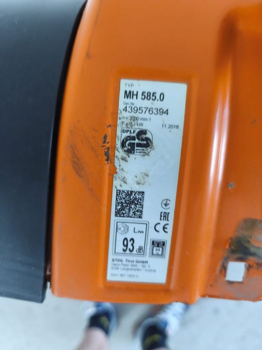 Sprzedam glebogryzarkę MH585 STIHL