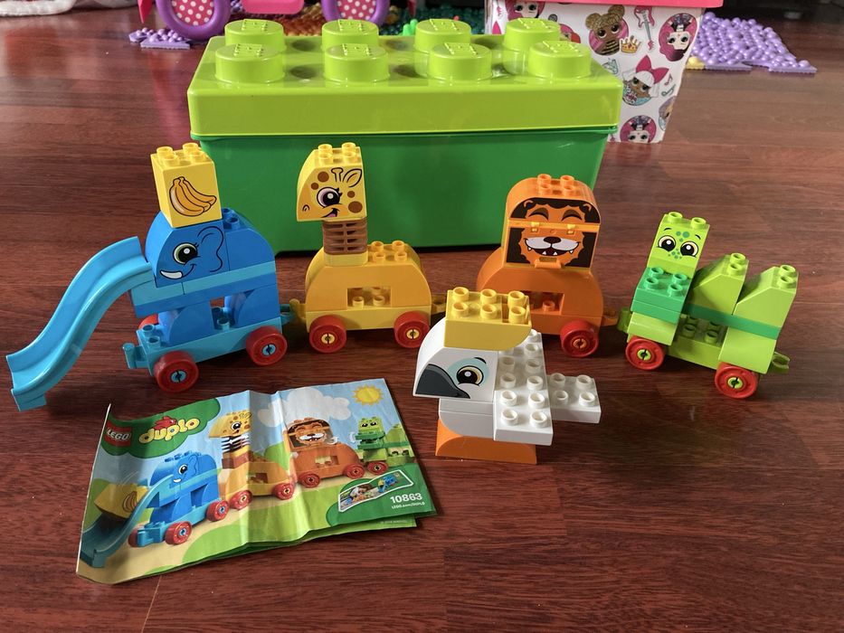 Lego duplo, лего дупло, лего сафарі, 10863, потяг