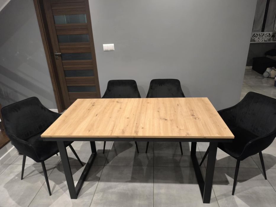 Stół 80x150 dąb artisan loftowy