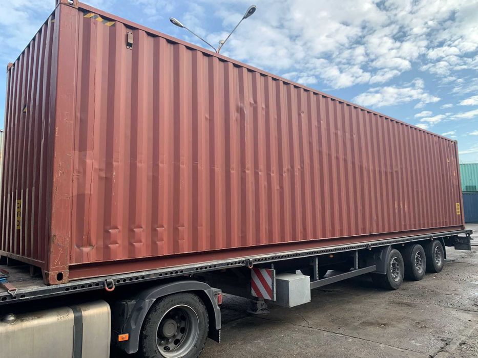 Kontener morski, magazynowy 40 ft HC używany 2021/22 + transport
