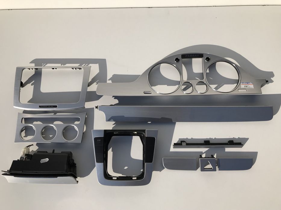 Декор салону Пассат Б6 алюминий декор салону Passat B6 алюміній