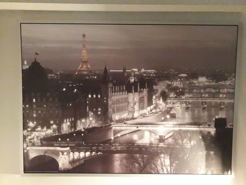 Quadro paris grandes dimensões