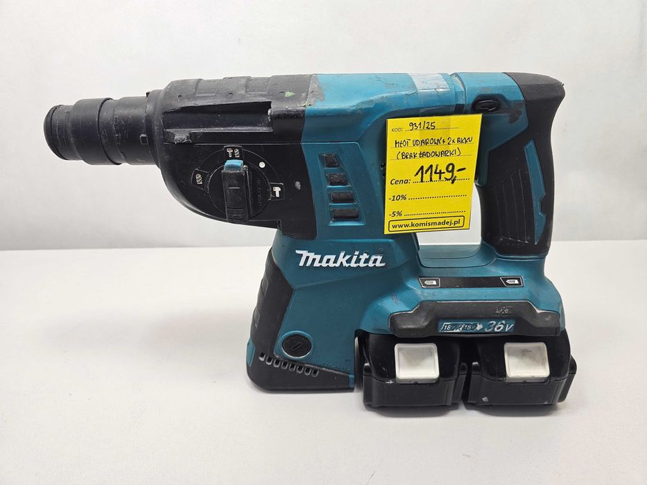 Młotowiertarka Akumulatorowa Makita DHR263 + 2xAkku 4ah * Komis Madej