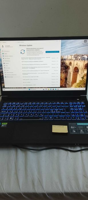 Laptop  Erazer Medion NVidia RTX 3050