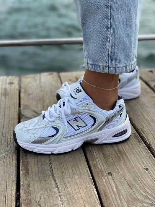 Кроссовки Женские New Balance 530 White Blue Navy/Нью Беланс/Кросівки NB