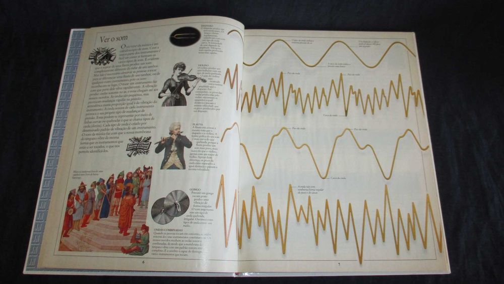 Livro Música Conchas O Tempo Enciclopédia Visual