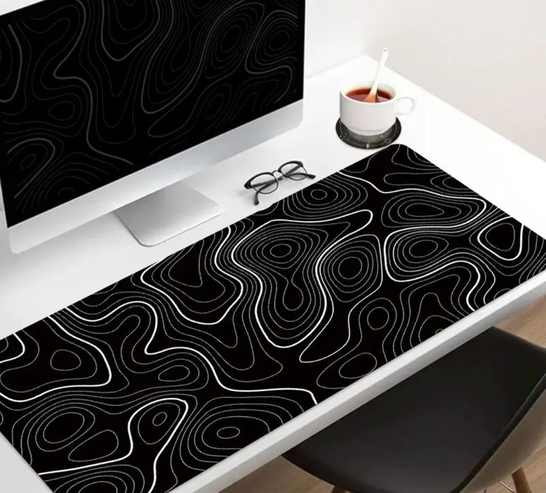 Коврик для мыши 90×40 см черный