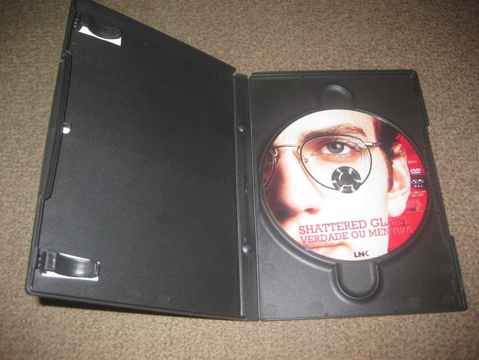 DVD "Shattered Glass: Verdade ou Mentira" com Hayden Christensen