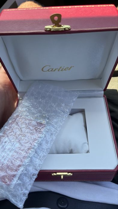 Relogio Cartier tank silver edition