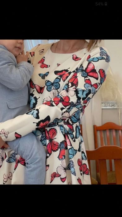 Sukienka vubu 36 s motyle motylki