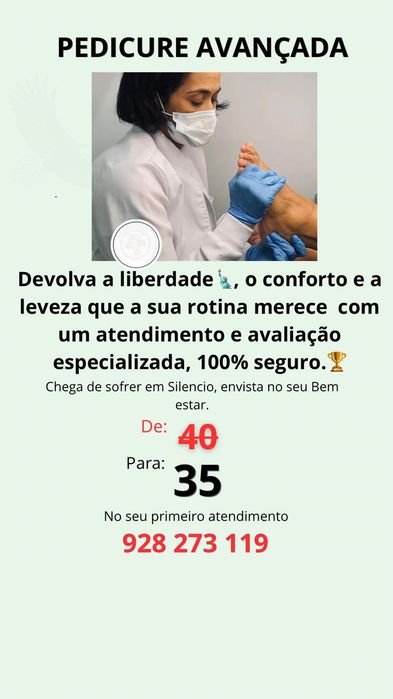 Pedicure avançada profissional