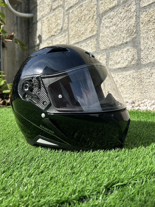 Capacete preto tamanho S