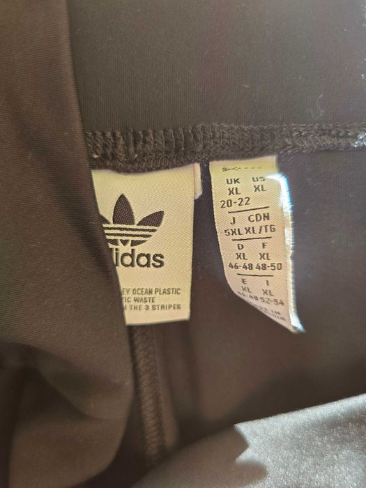 Czarne legginsy Adidas XL