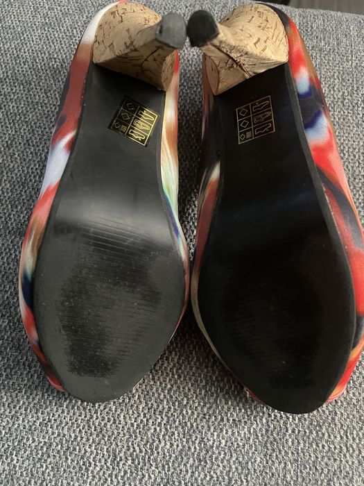 Szpilki Buty Damskie ROZ 35 Kolorowe Odkryty Palec