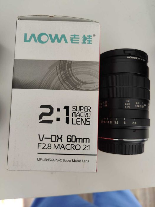 Laowa macro canon EF 60mm 2:1 obiektyw macro super stan