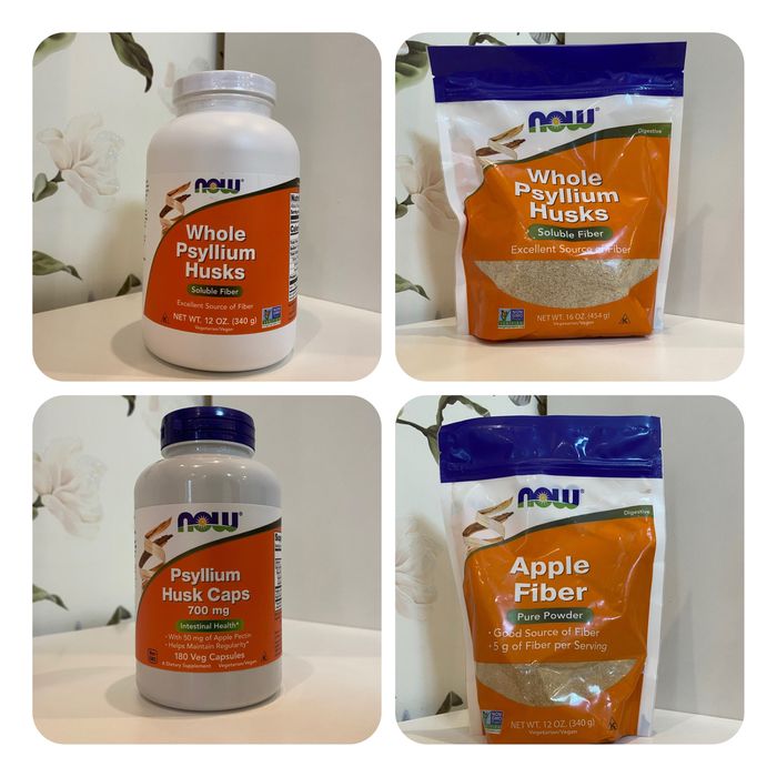 Now foods, лушпиння подорожника та яблучна клітковина