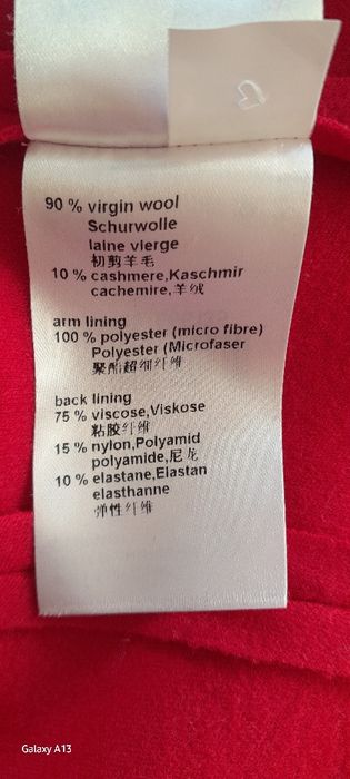 Żakiet wełna z kaszmirem Marc cain roz 36