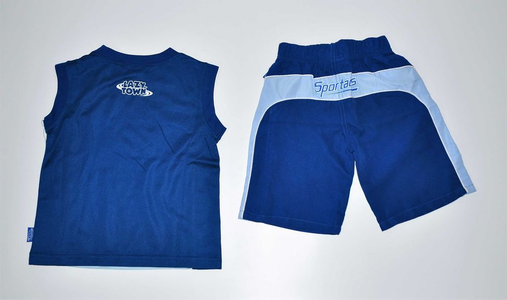 Komplet LAZY TOWN Leniuchowo Sportacus 98/104