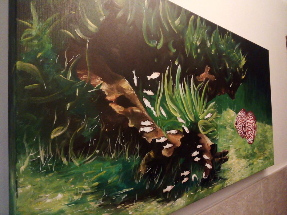 Quadro em tela 100*50 Novo