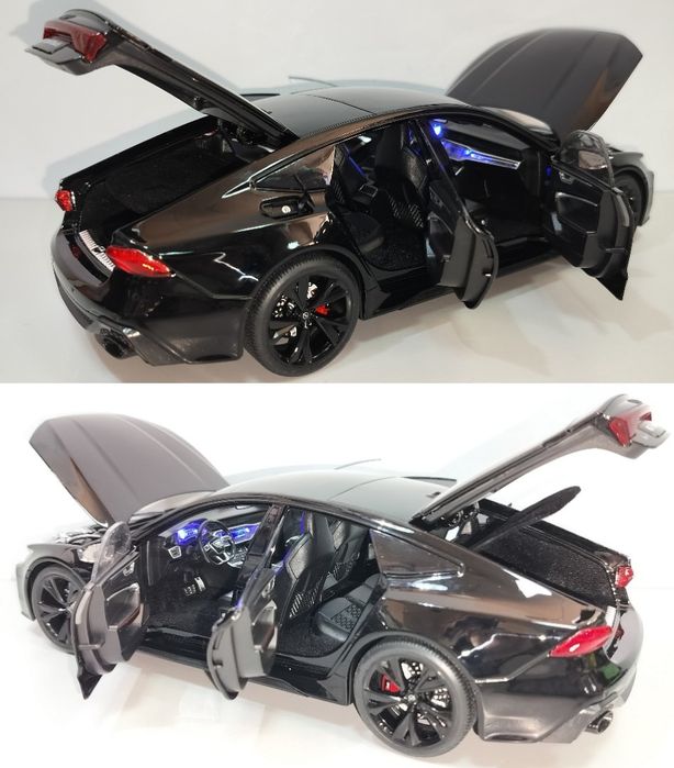 Audi RS7 Sportback Black модель 1:18 с пультом-брелком Металл звук све