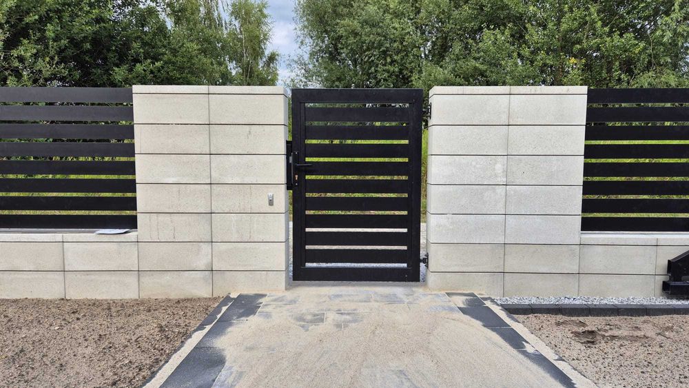 Montaż ogrodzeń panelowych/murowanych/betonowych