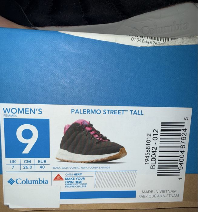 Buty zimowe Columbia r.40 26 cm