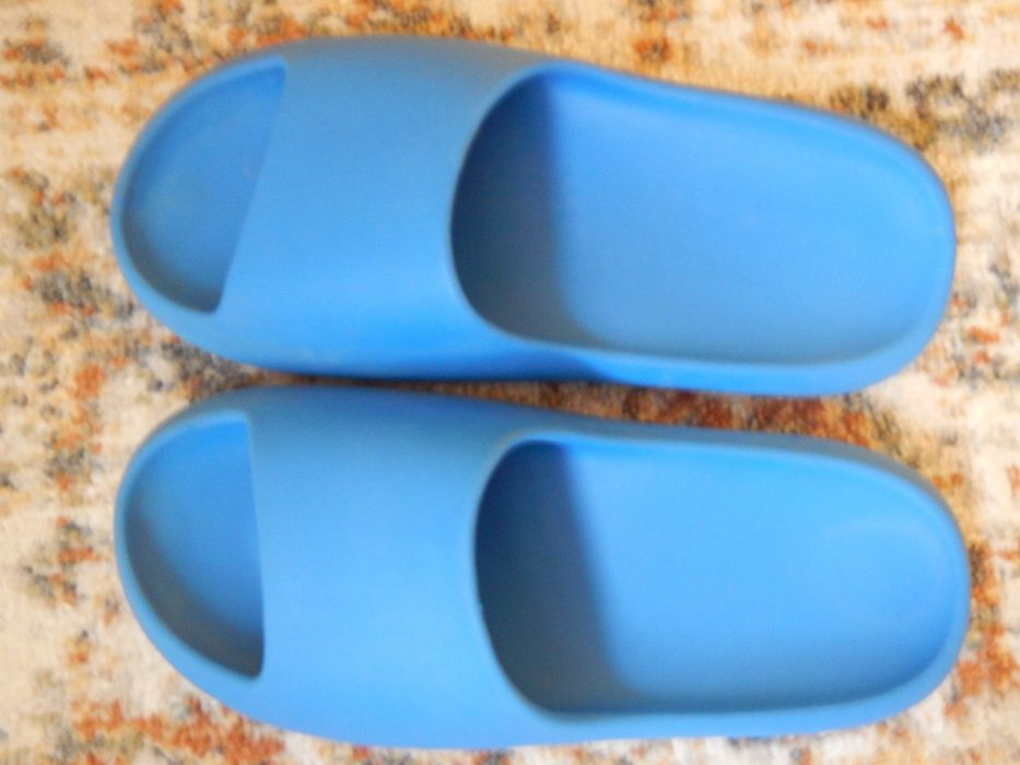 Klapki niebieskie dzieciece młodzieżowe 37