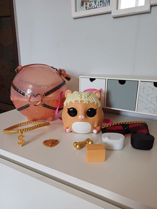 Lol surprise duży chomik kula pets zwierzątko skarbonka