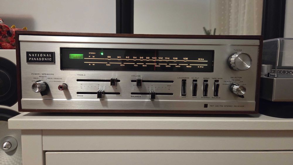 National Panasonic SA-40 Unikatowy Amplituner Vintage (1969-73)