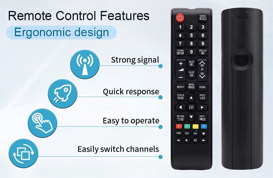 Універсальний змінний пульт для всіх телевізорів Самсунг, Samsung