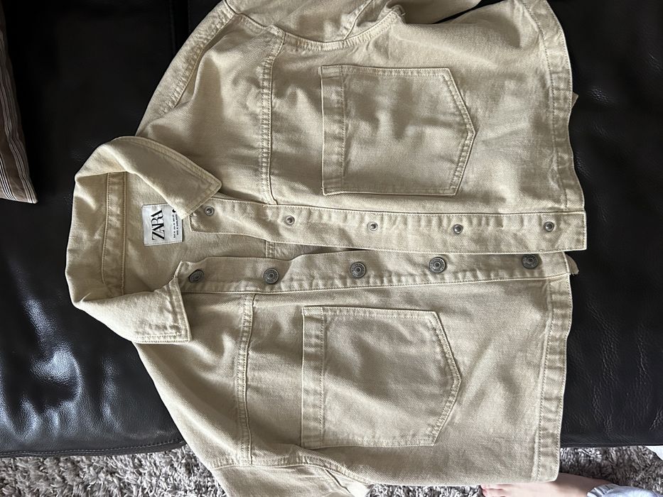 Куртка джинсова Zara XS бежева