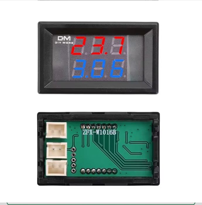 Цифровой датчик температуры, термометр два датчика красный и синий