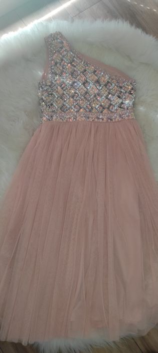 Sukienka tiulowa cekiny Asos M/L