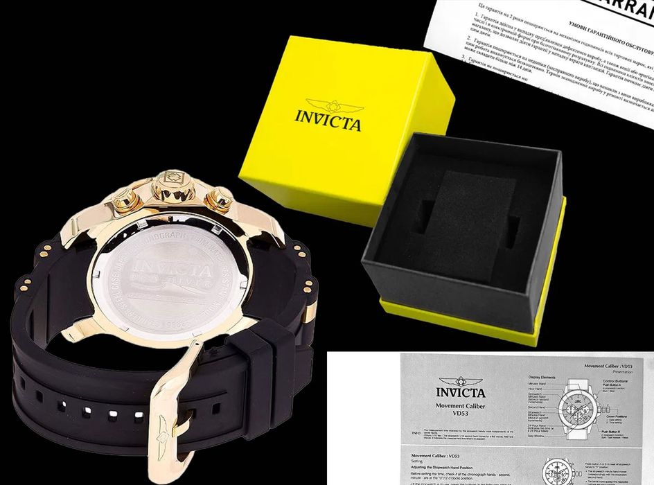 Годинник Invicta 6984 Pro Diver Scuba Green Gold 48 mm. 100 MT.