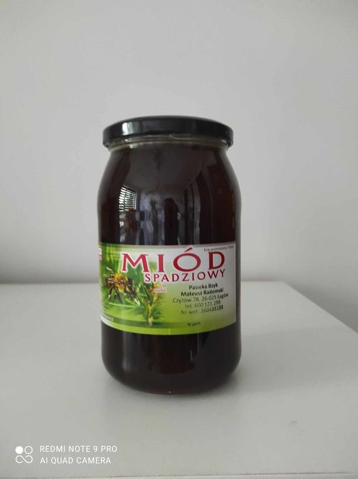Miód spadziowy z własnej pasieki